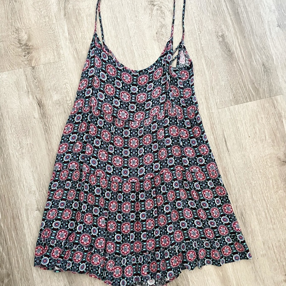 Floral back strap dress size S